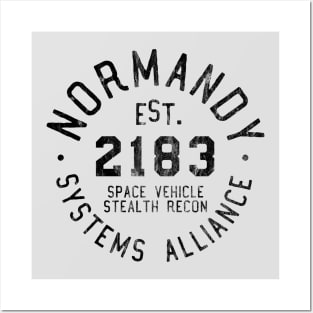 SSV Normandy | Mass Effect Athletic Shirt | Black Posters and Art